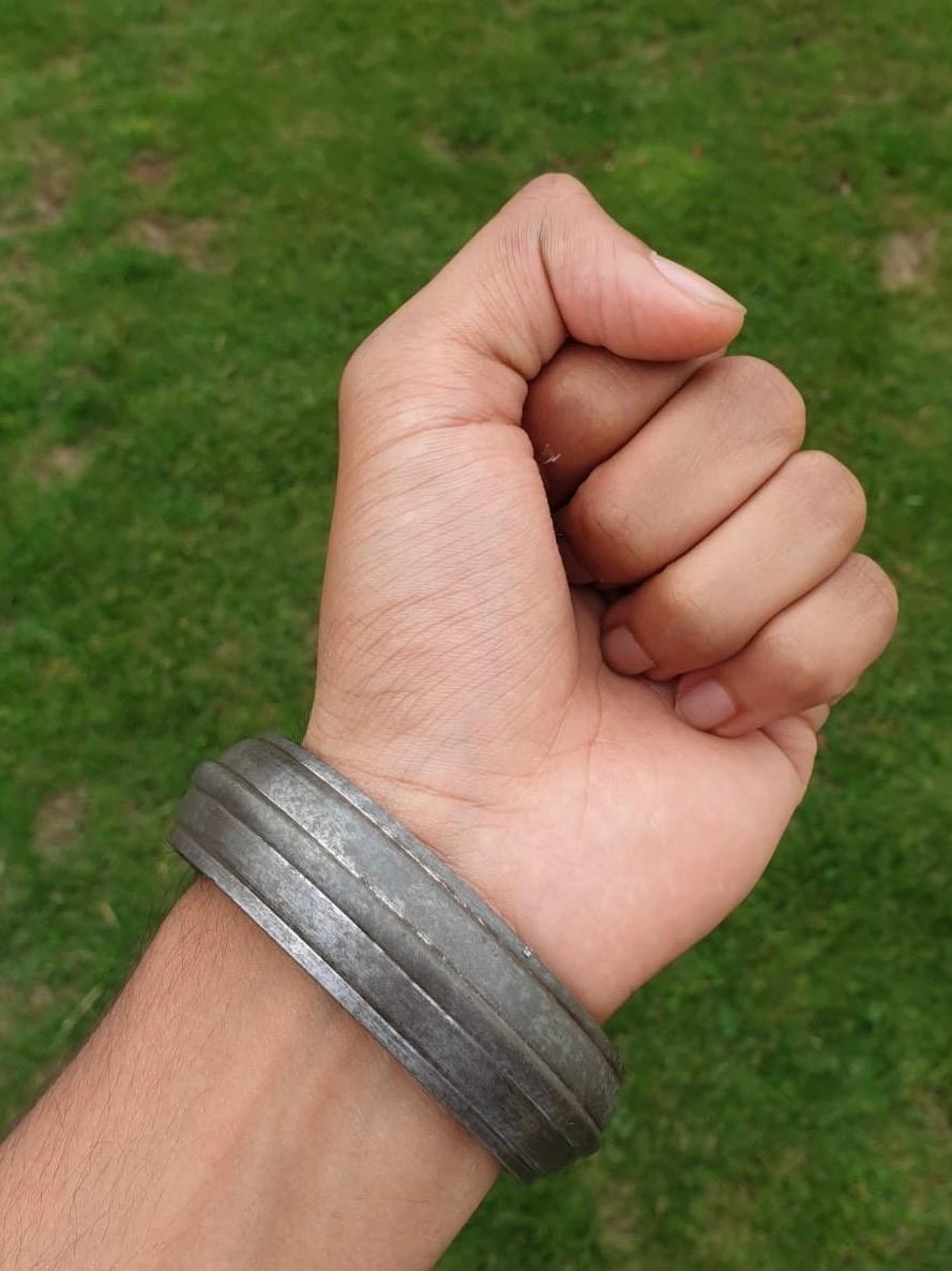 Sikh Kara Heavy Wide Sarbloh Pure Iron Weighted Steel Singh Kaur Karha Kada H43K