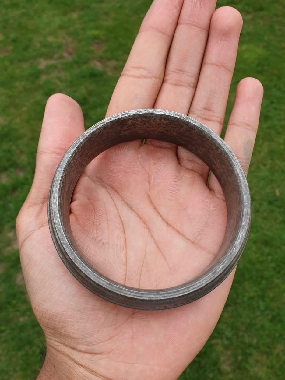 Sikh Kara Heavy Wide Sarbloh Pure Iron Weighted Steel Singh Kaur Karha Kada H43K