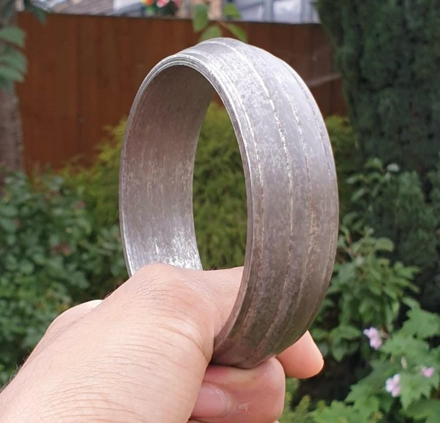 Sikh Kara Heavy Wide Sarbloh Pure Iron Weighted Steel Singh Kaur Karha Kada H43K