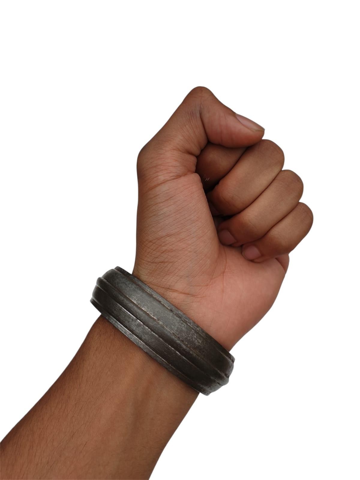 Sikh Kara Heavy Wide Sarbloh Pure Iron Weighted Steel Singh Kaur Karha Kada H43K