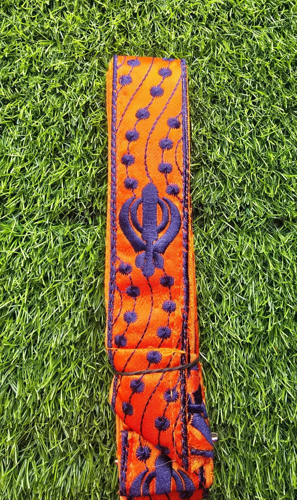 Sikh Gatra Khanda embroidery Singh Khalsa adjustable belt for siri sahib kirpan