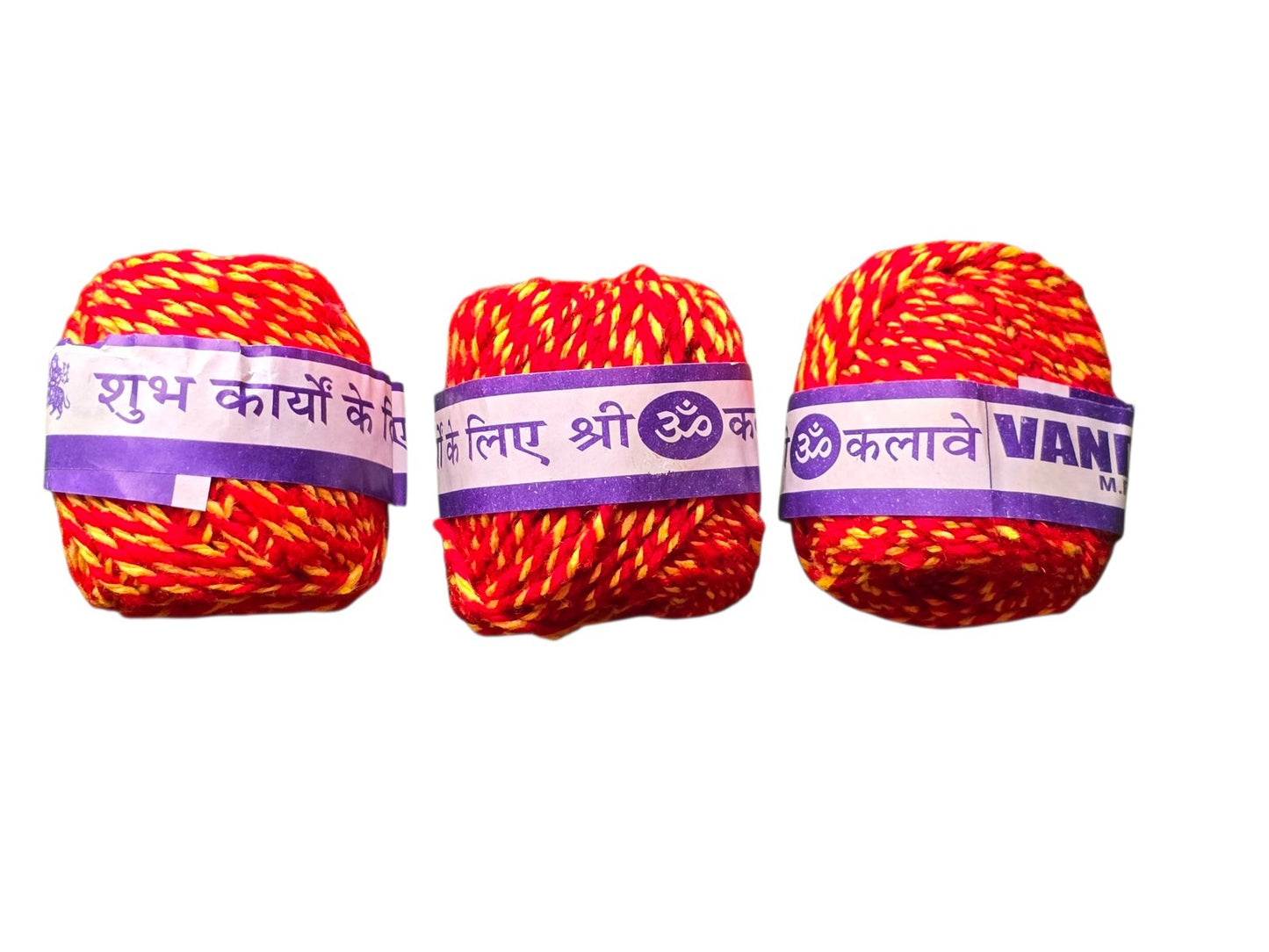 Mauli thread x3 pack Mouli Good Luck Religious Wedding kalawa Sacred Hindu Dhaga