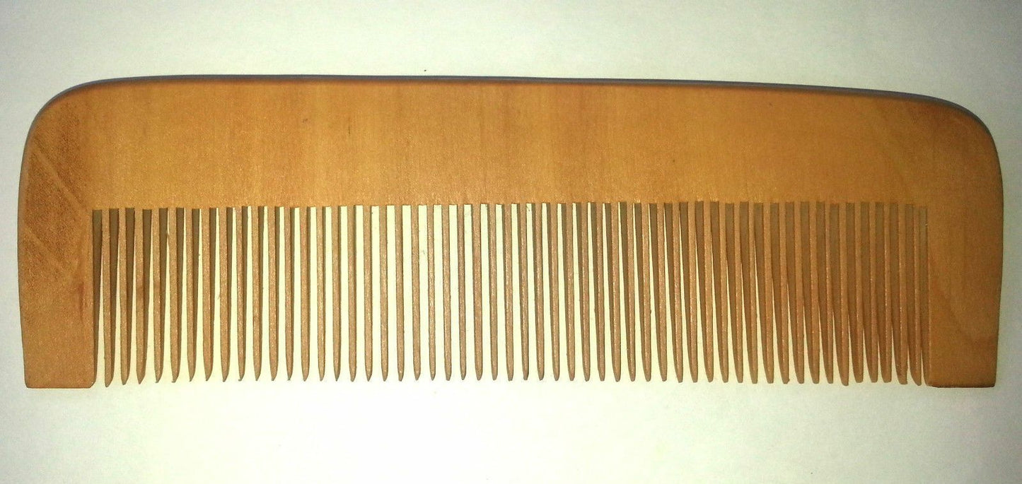Sikh Wooden Kangha Comb Khanda Kanga Khalsa Hair Moustache Beard Natural Wood UK ZZ2 Kangi