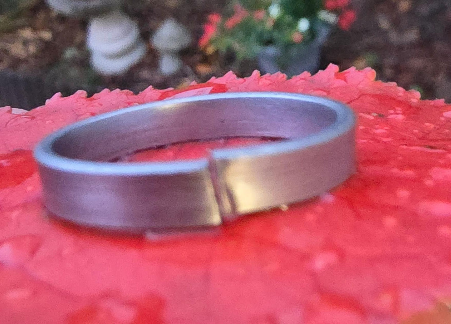 Sarbloh Shani Ring Evil Eye Protection Amulet pure Iron Punjabi Ring Adjustable U61 Challa Nazar Shield