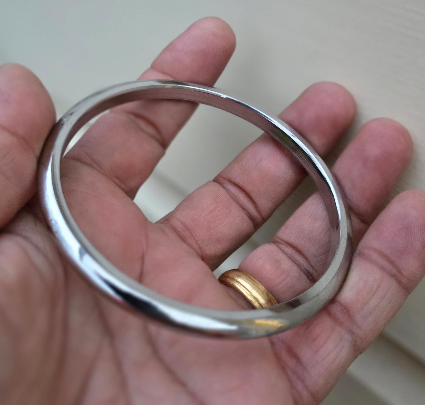 Stainless Steel Smooth Sikh Kara Punjabi Kada Sikh Singh Kaur Khalsa Bangle New V3G Unisex Bracelet Non Allergic