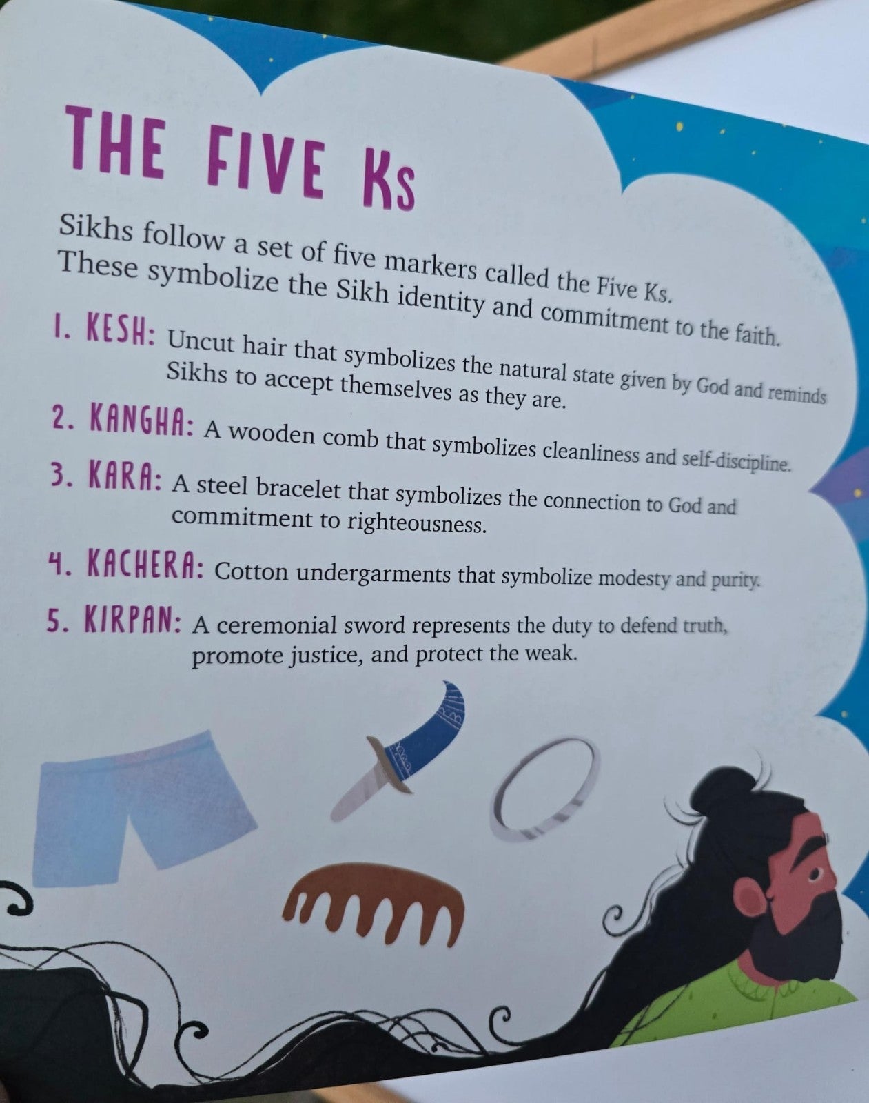 10 Sikh Gurus Children’s Illustrated Board Book Sikhism Stories MD21