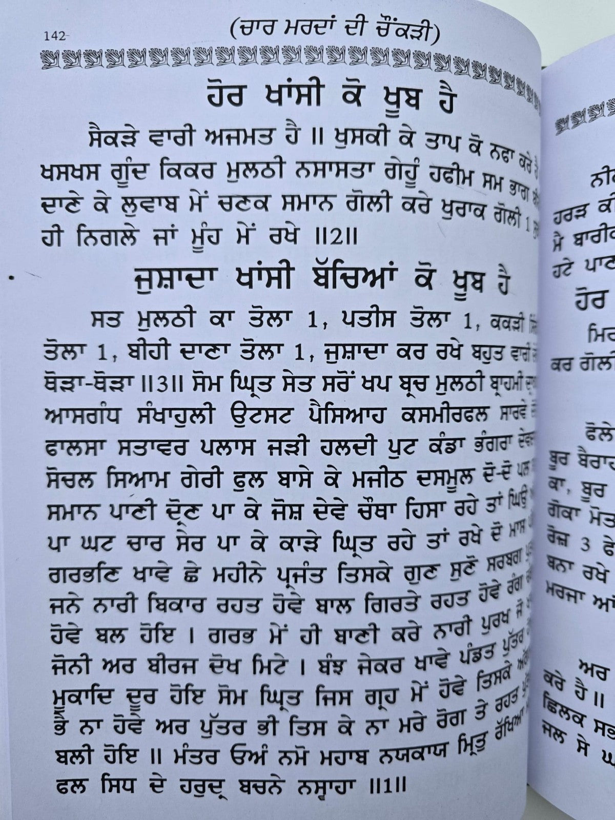 Hikmat Di Lajawab Pustak Desi Gharelu Nuskhe Herbal Remedies Punjabi Book MD22