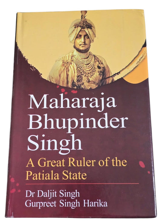 Maharaja Bhupinder Singh Patiala State Punjab Sikh History English Book MD32 New