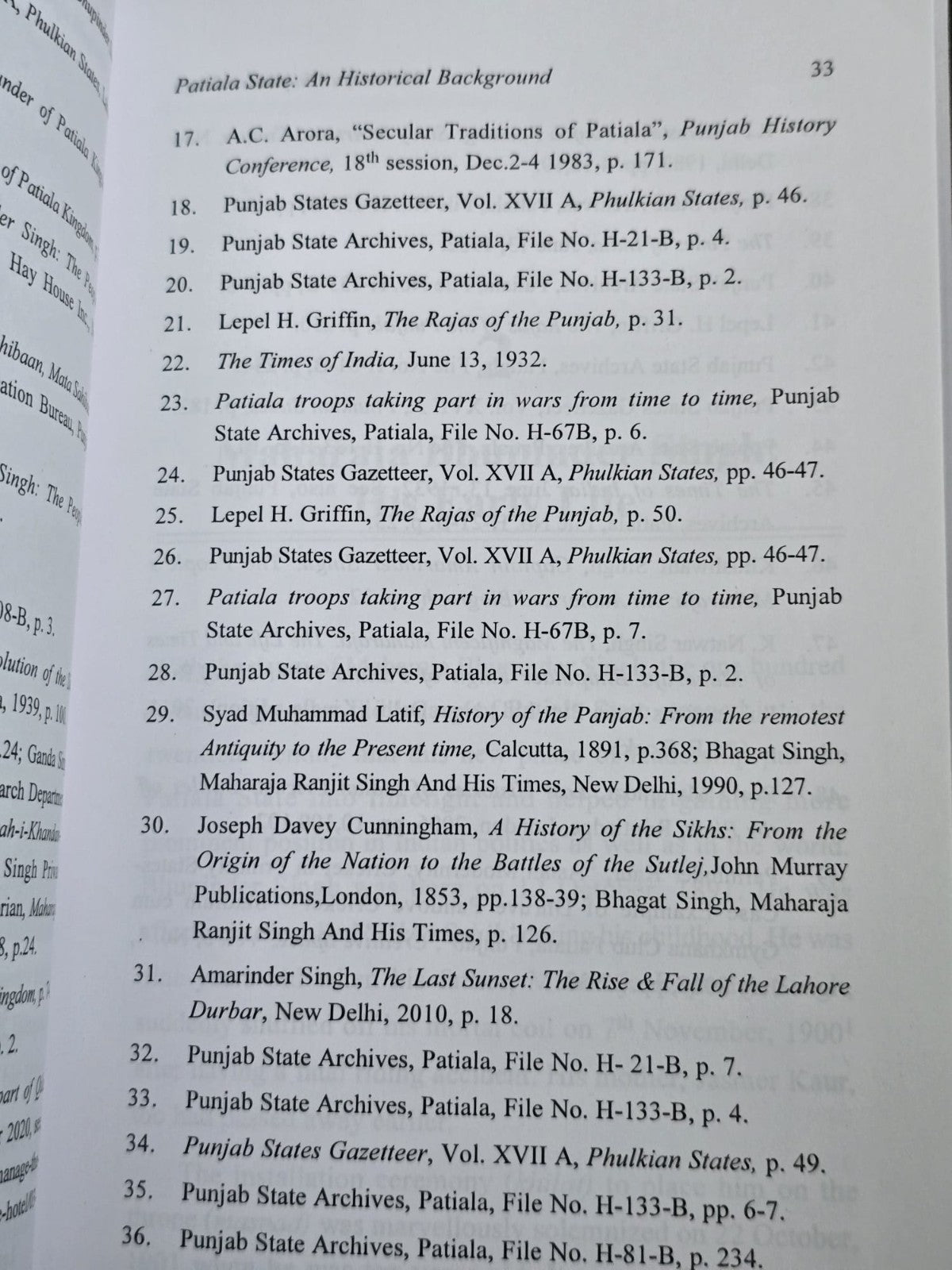 Maharaja Bhupinder Singh Patiala State Punjab Sikh History English Book MD32 New