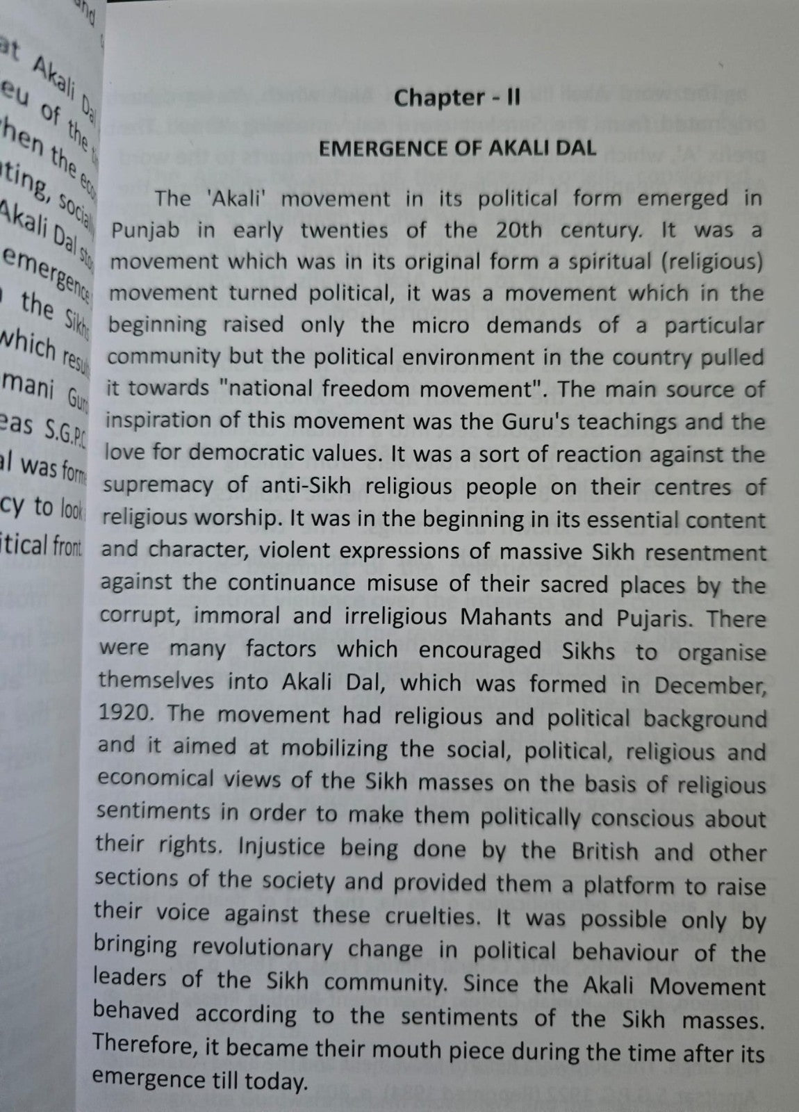 Dynamics of Akali Movement Dr Barjinder Singh Sikh Political Study Book English