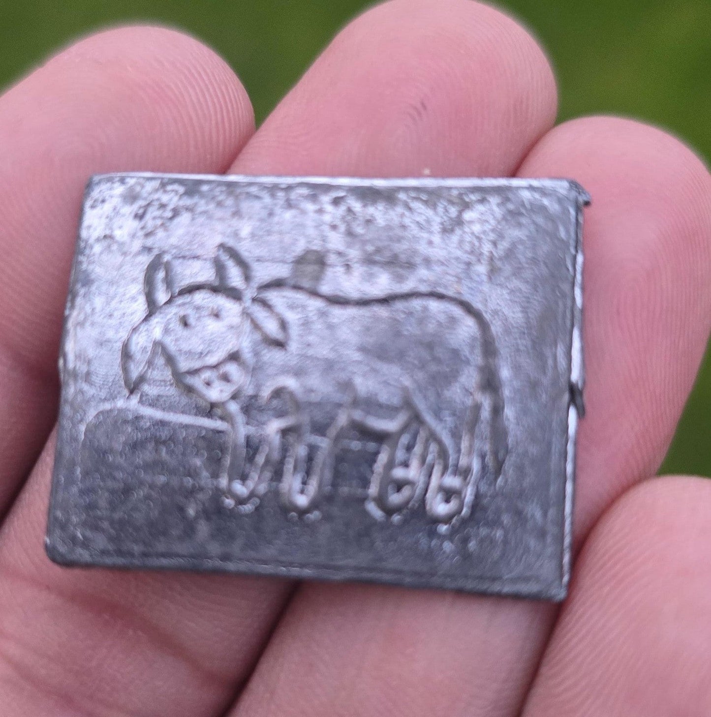 Shani Dev Yantra Lead Plate Buffalo Shani Mantra Hindu Protection Talisman U72