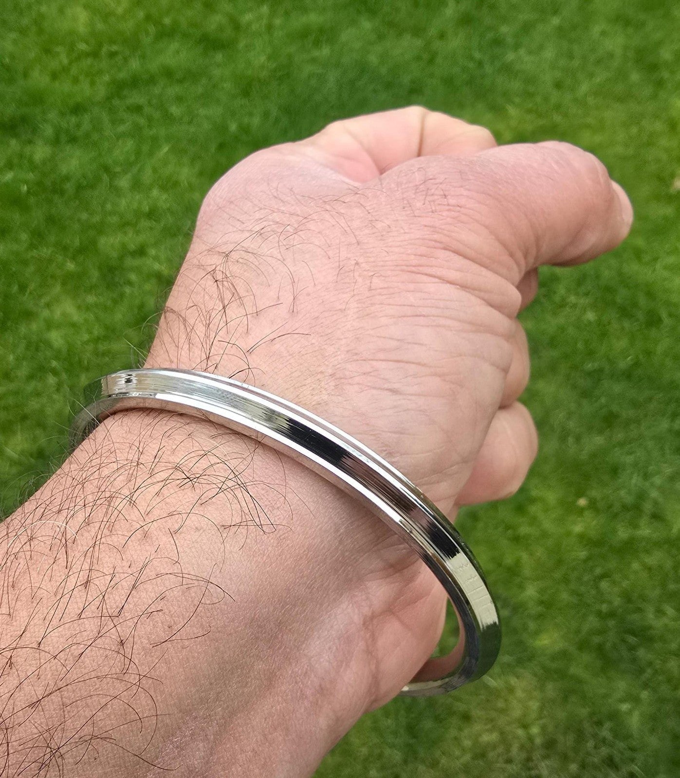 Sikh Kara Stainless Steel Kada Punjabi Khalsa Bangle Collar Edge Bracelet F5R
