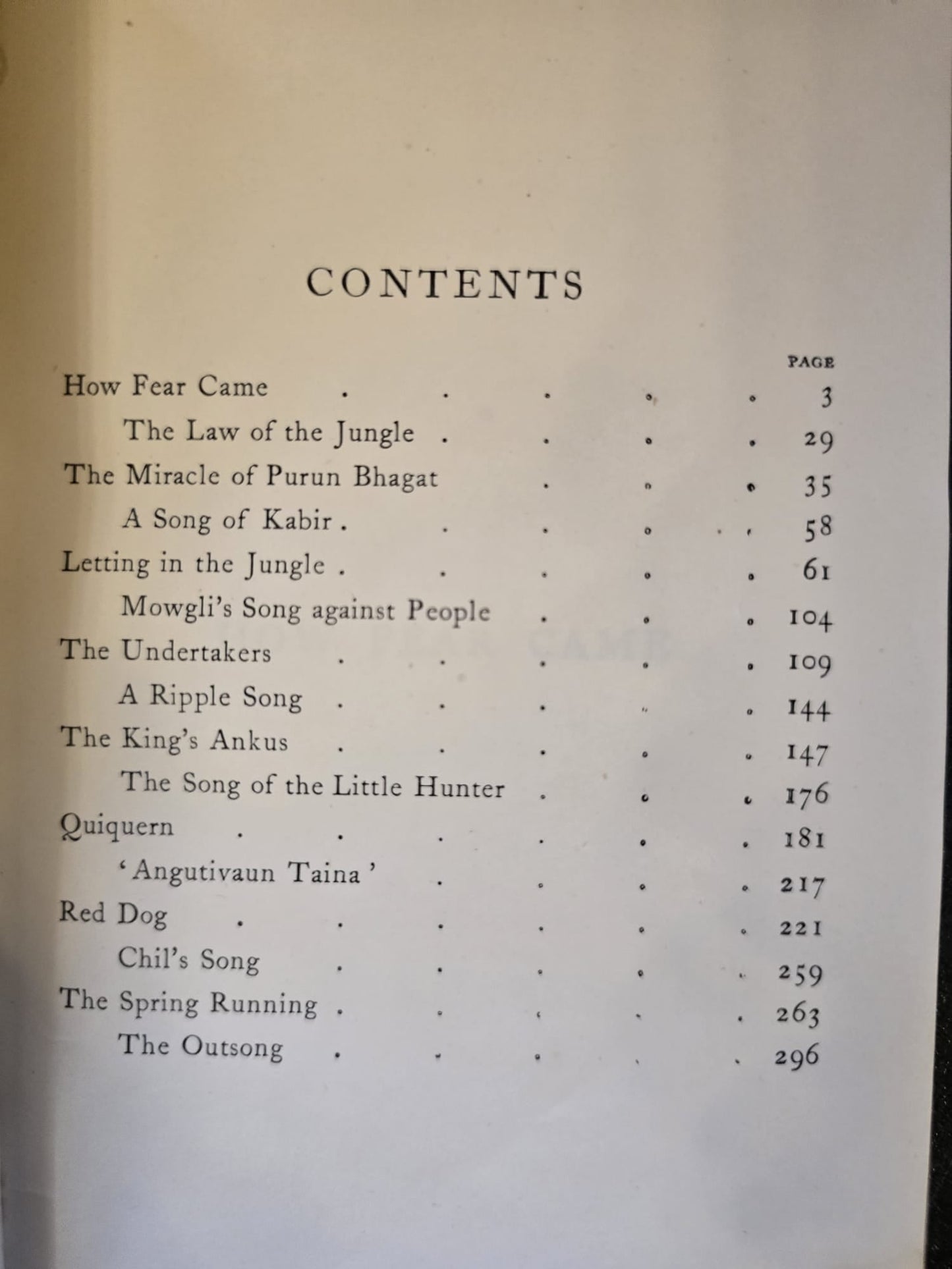 Antique 1921 Rudyard Kipling The Second Jungle Book Vintage Red Leather SA6