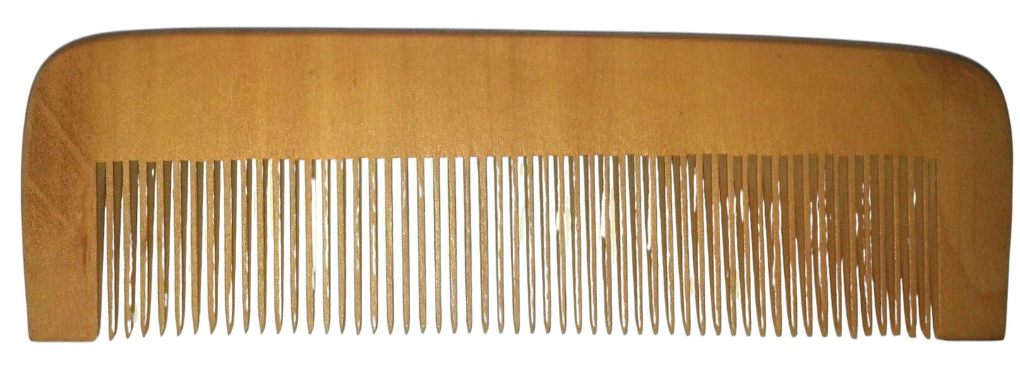 Sikh Wooden Kangha Comb Khanda Kanga Khalsa Hair Moustache Beard Natural Wood UK ZZ2 Kangi