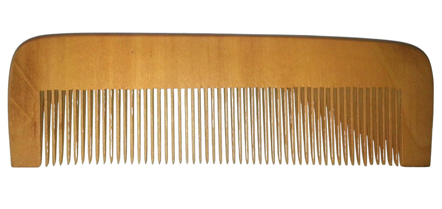 Sikh Wooden Kangha Comb Khanda Kanga Khalsa Hair Moustache Beard Natural Wood UK ZZ2 Kangi