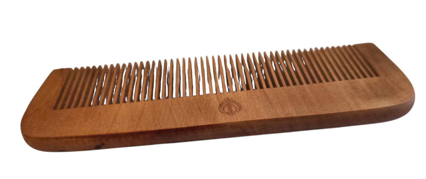 Sikh Wooden Kangha Comb Khanda Kanga Khalsa Hair Moustache Beard Natural Wood UK ZZ2 Kangi