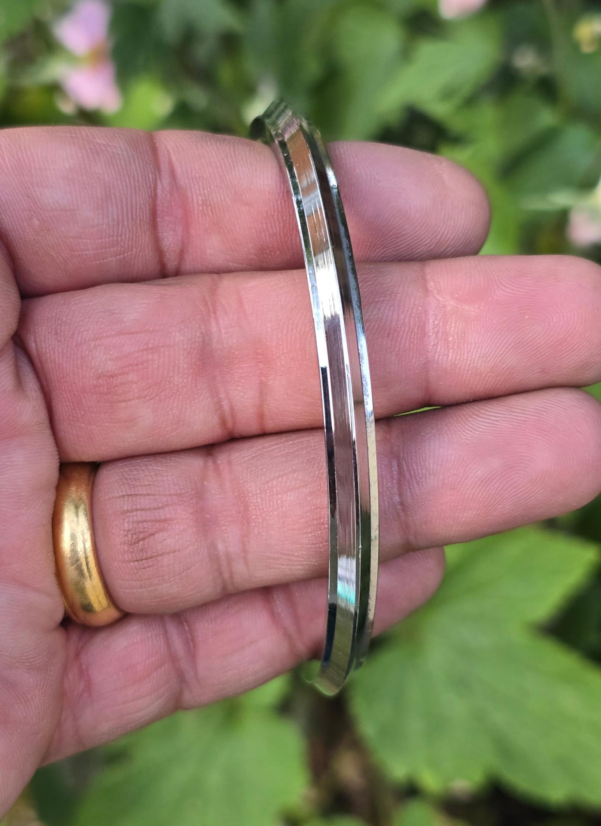 Sikh Kara Stainless Steel Kada Punjabi Khalsa Bangle Collar Edge Bracelet F5R Unisex Karha
