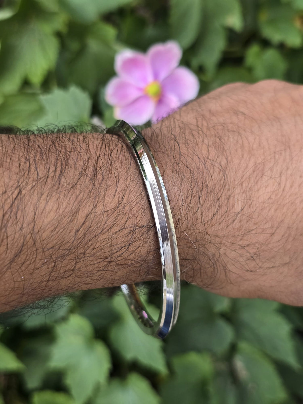 Sikh Kara Stainless Steel Kada Punjabi Khalsa Bangle Collar Edge Bracelet F5R Unisex Karha