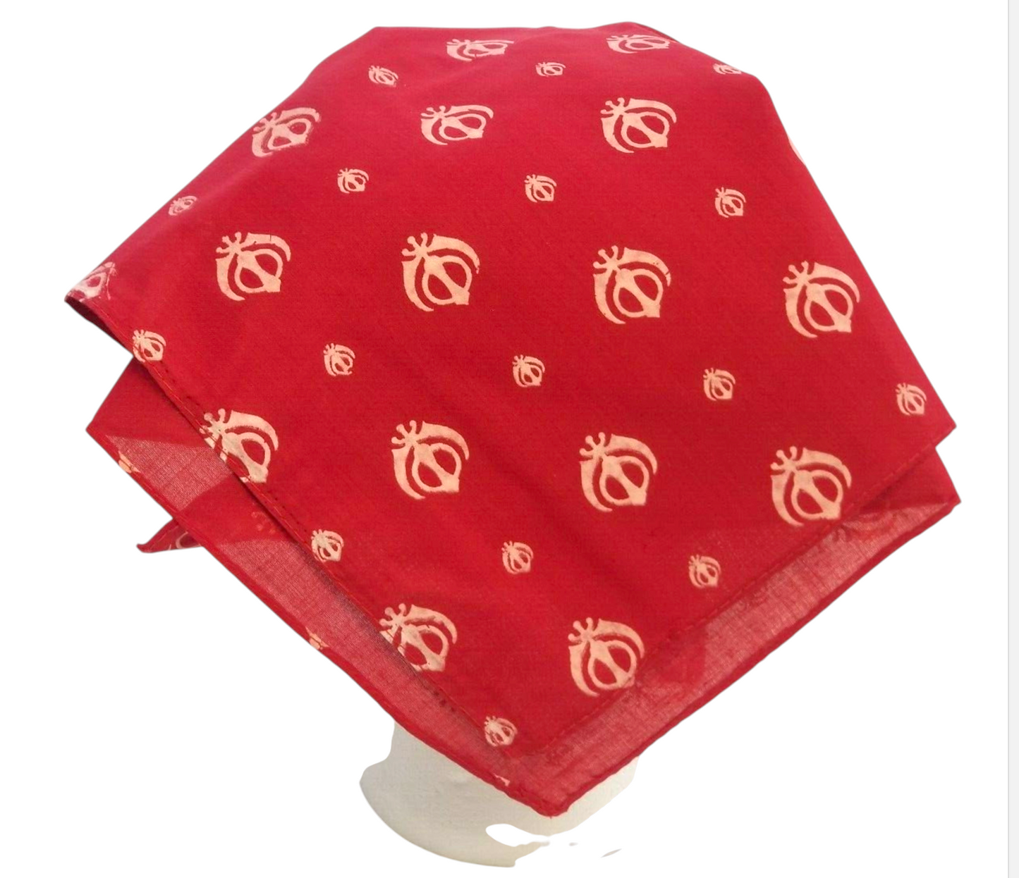 Sikh Maroon Red Rumal Khand Cotton Head Wrap Cover Bandana Wedding Unisex New