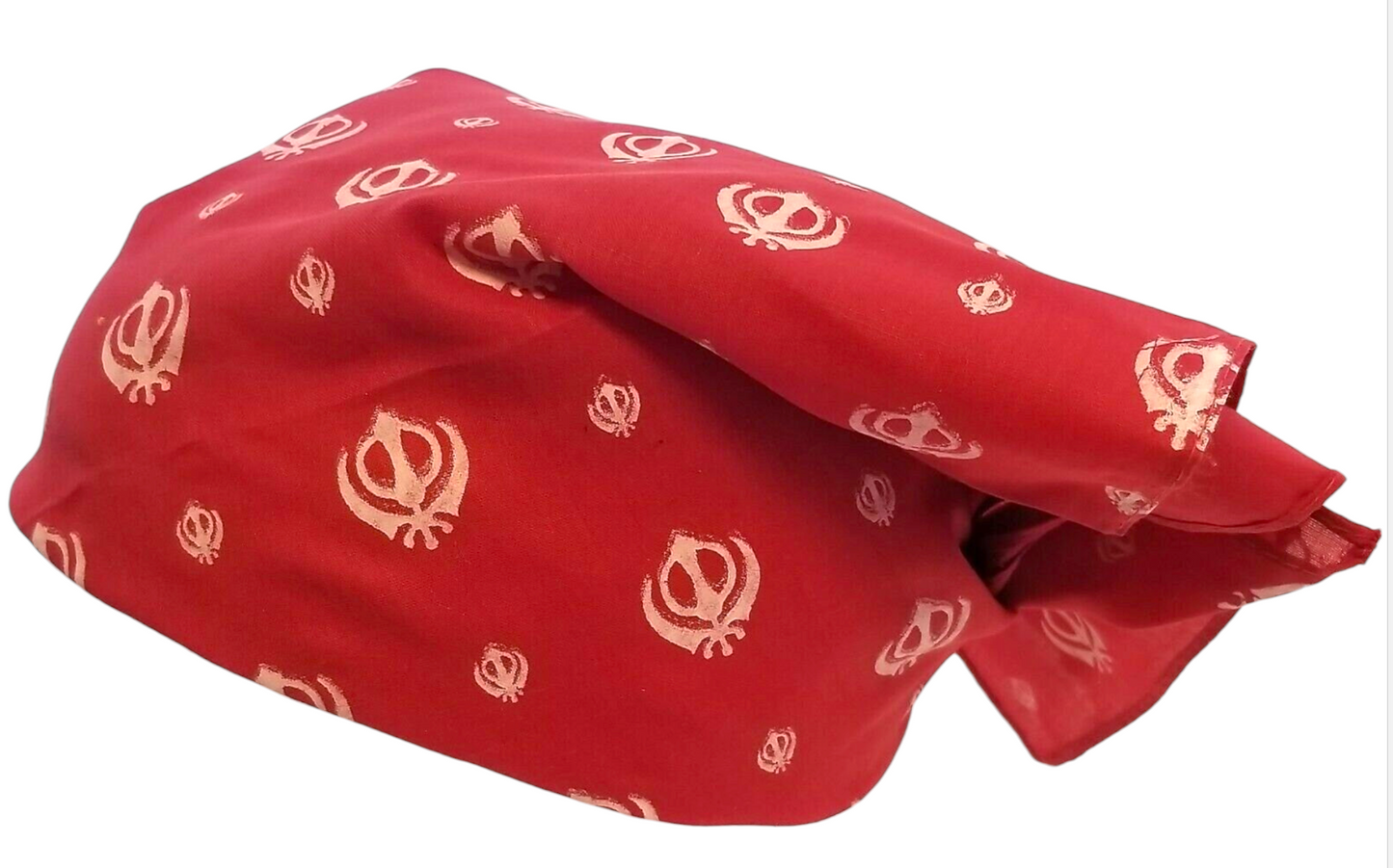 Sikh Maroon Red Rumal Khand Cotton Head Wrap Cover Bandana Wedding Unisex New
