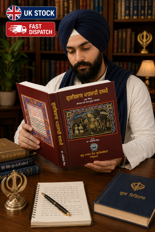 Gurbilas Patshahi Dasmin Tenth Guru Bhai Sukha Singh Punjabi Gurmukhi Book GG Panjabi Dr. Manvinder Singh