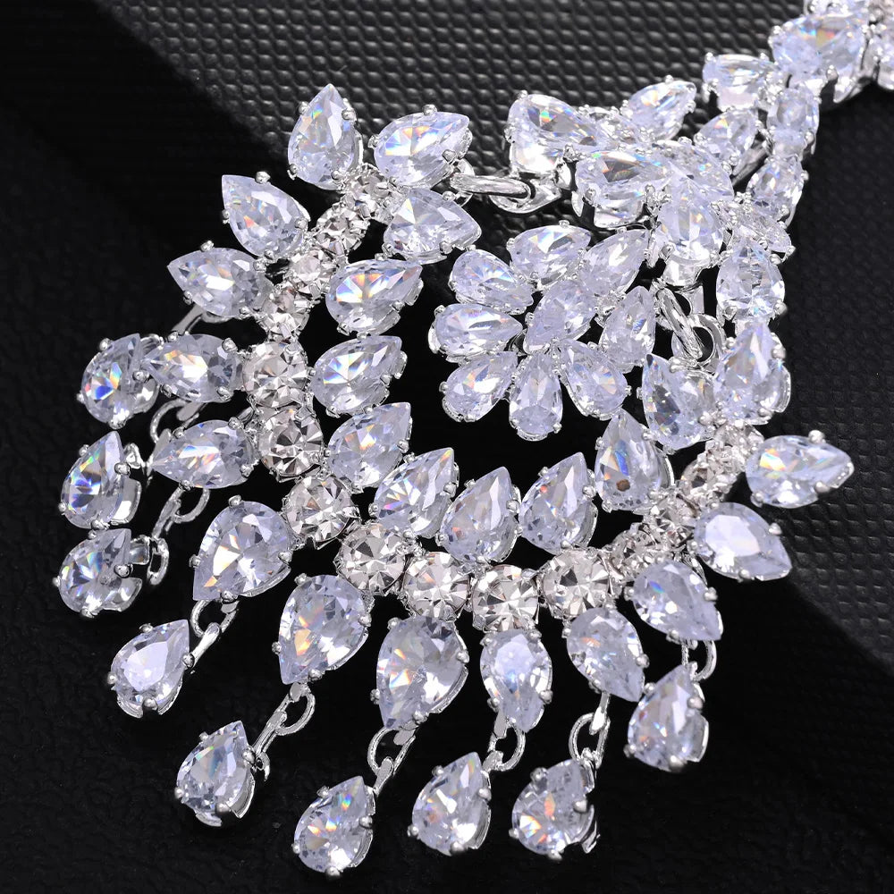 Stonefans Bridesmaid Decoration Dress Accessories Gift Jewelry Wedding Fashion 2025 Party Geometric Hair Chain Headband Bridal