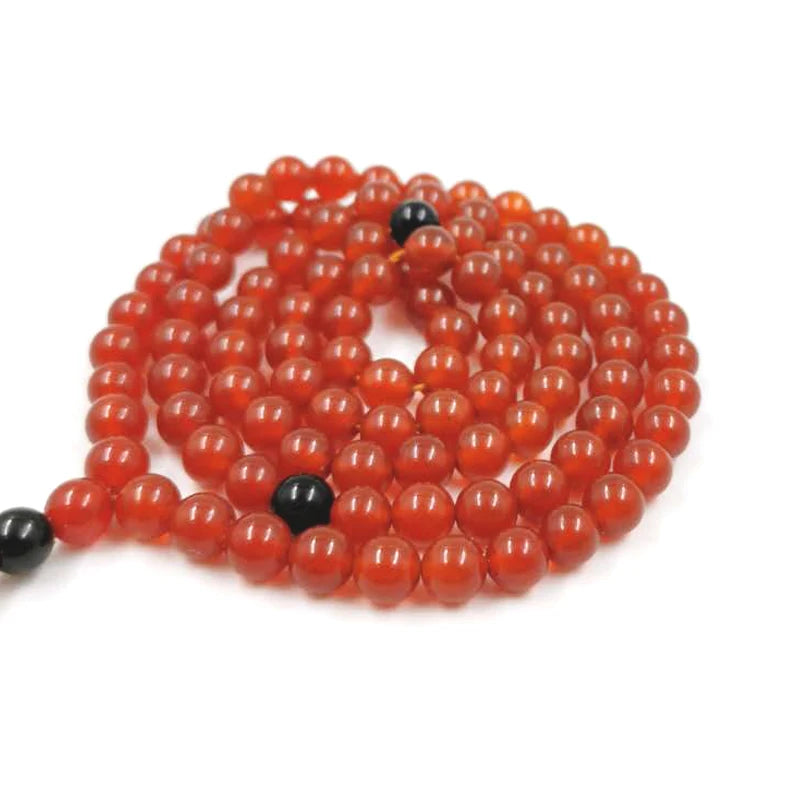 Tasbih Natural Red agate stone 99beads 6mm cotton tassel pocket prayer beads Muslim bracelet arab fashion gift islamic Rosary