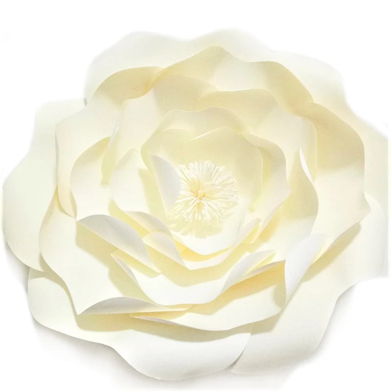 DIY Artificial Giant Paper Flowers For Wedding Backdrops Party Decoration Happy Birthday Table Dessert Crafts Floral Wall Decor