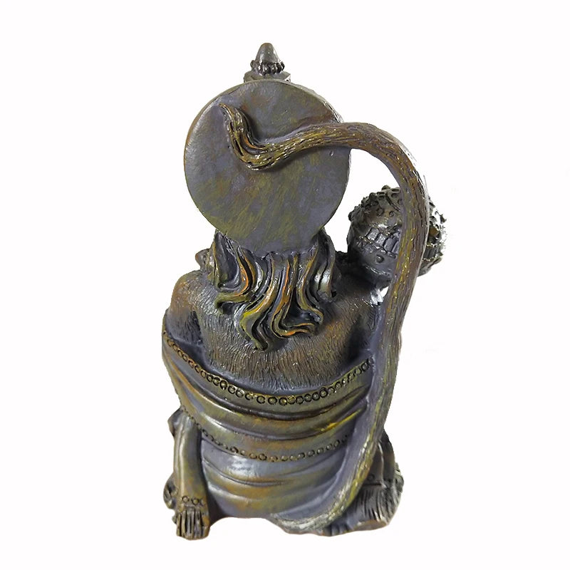 Stone Color Hanuman Statue Sculpture Big Resin Hindu Monkey God Buddha Statues Figurine Zen Home Garden Decoration Lucky Gifts