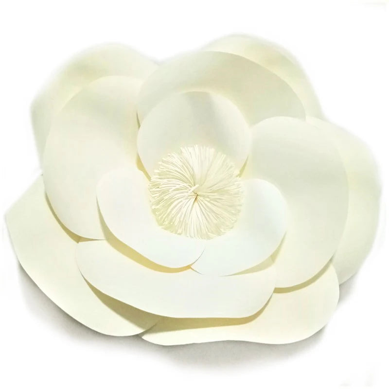 DIY Artificial Giant Paper Flowers For Wedding Backdrops Party Decoration Happy Birthday Table Dessert Crafts Floral Wall Decor