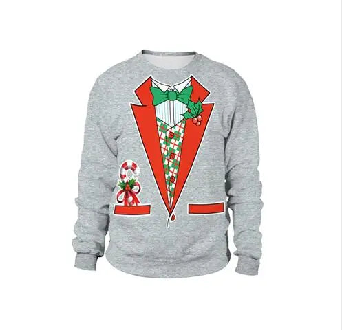 2025 Ugly Christmas Sweater For gift Santa Elf Funny Pullover Womens Mens Jerseys Party Birthday SnowmanXmas Sweatshirt