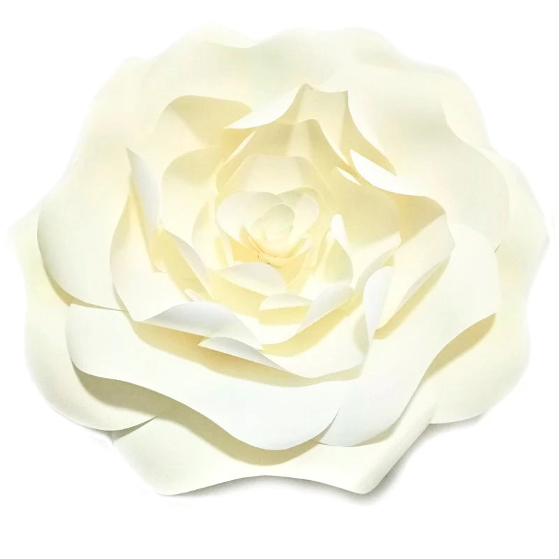 DIY Artificial Giant Paper Flowers For Wedding Backdrops Party Decoration Happy Birthday Table Dessert Crafts Floral Wall Decor