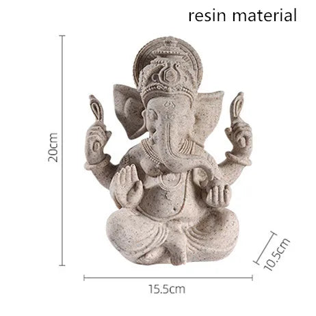 Thailand Buddha Statue Antique Elephant Treasure India Shiva Ornaments Zen Collection Gift Home Table Decoration