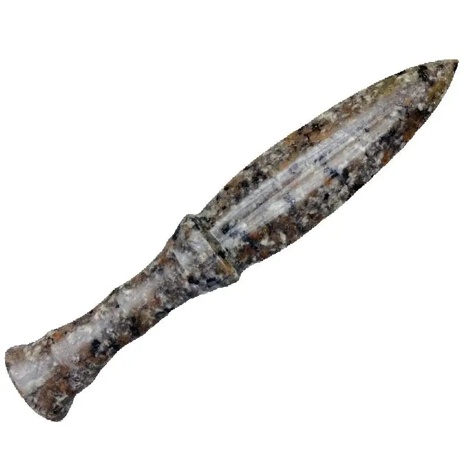 Unique Yooperlite Stone Mystical Dagger Carving - Polished Raw Gemstone witchcraft meditation crystal Knife for Home Decor Gifts