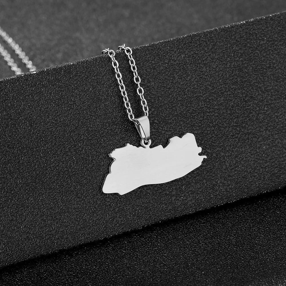 The new stainless steel glossy openwork Salvadoran pendant necklace is a bestseller for men and women on Amazon