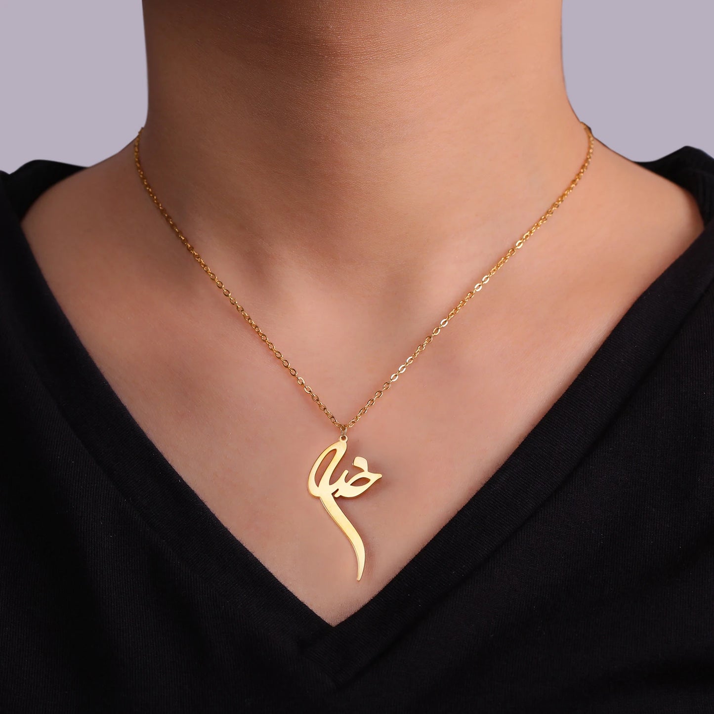 Unift Iranian Persian God Khoda Necklaces for Women Fashion Trendy Islam Allah Jewelry Stainless Steel Pendant Accessories 2025