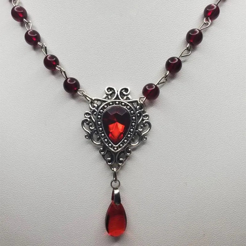Victorian necklace beaded 2023 woman Romantic