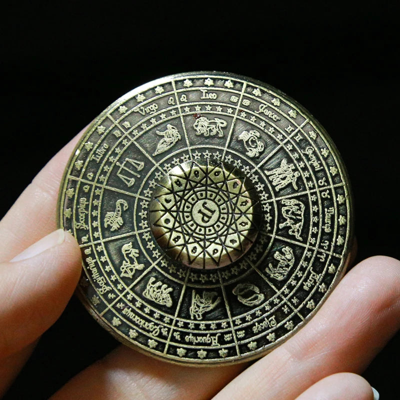 12 Constellation Spinner EDC Gear Hand Spinner Adult Fidget Toys ADHD Tool Anxiety Stress Relief Toys