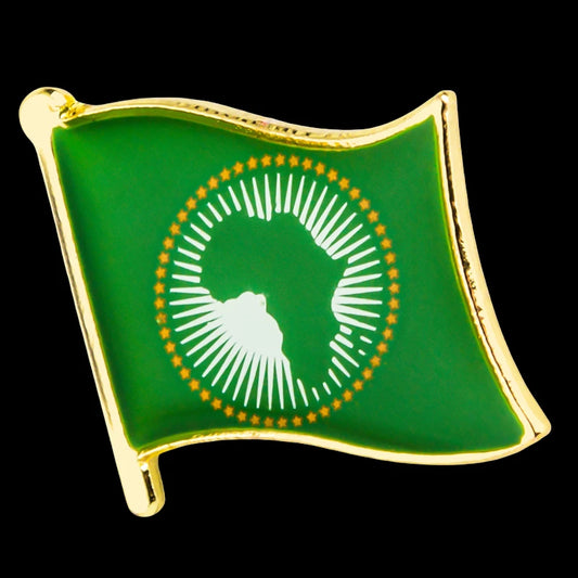 African Union Flag Badge Brooch Natinal Lapel Pins Flag Lapel Pins Country Flag Badge