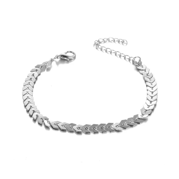 Vintage Star Elephant Bracelet For Women Boho Pendent Double Layer Anklet Bohemian Foot Jewelry Gift Drop Shipping