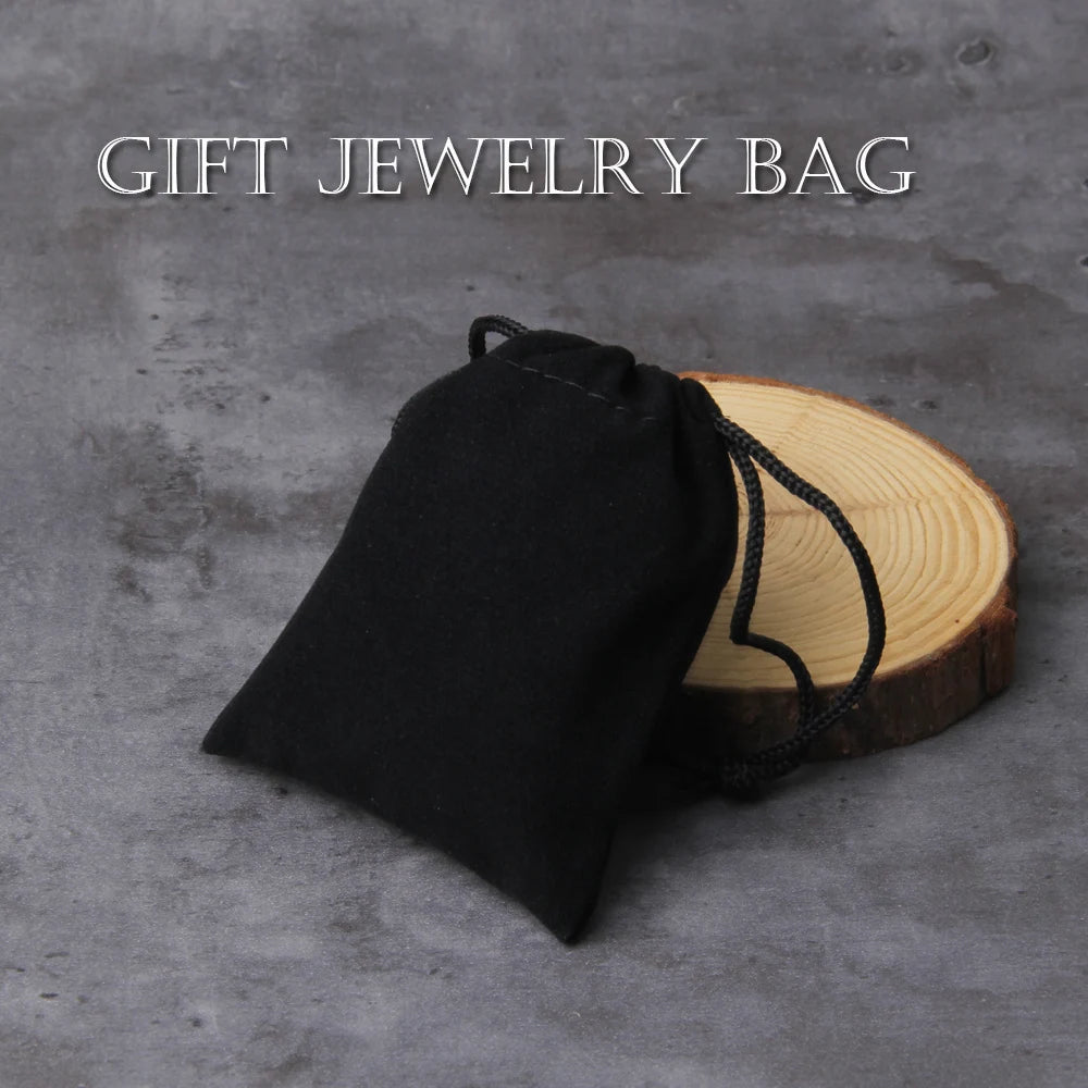 Never Fade Men Stainless steel Viking Self-devourer Ouroboros Valknut Amulet dragon Pendant Necklace with vikings wooden box