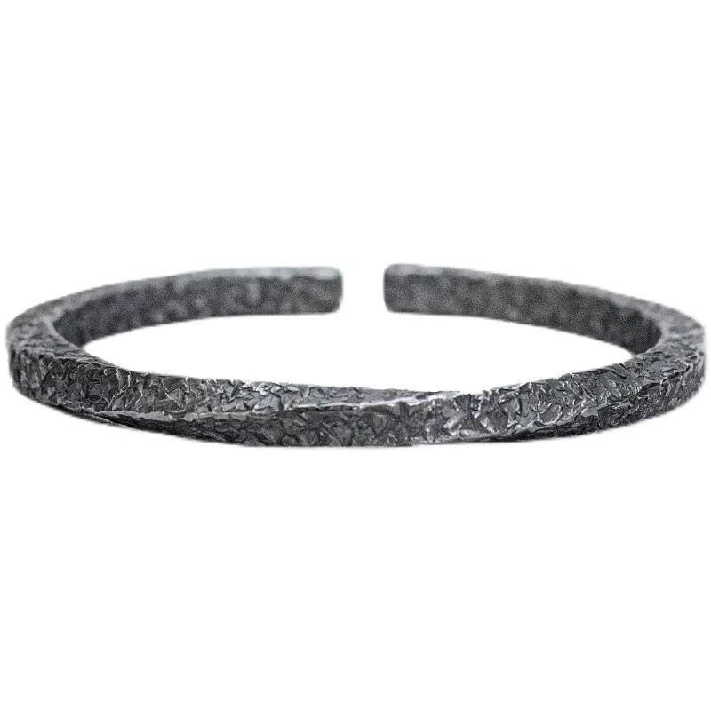 YIZIZAI Retro Mobius Bangle Bracelet Unisex Luxury Black Romantic Couple Jewelry Unique Personality Gift for Men & Women