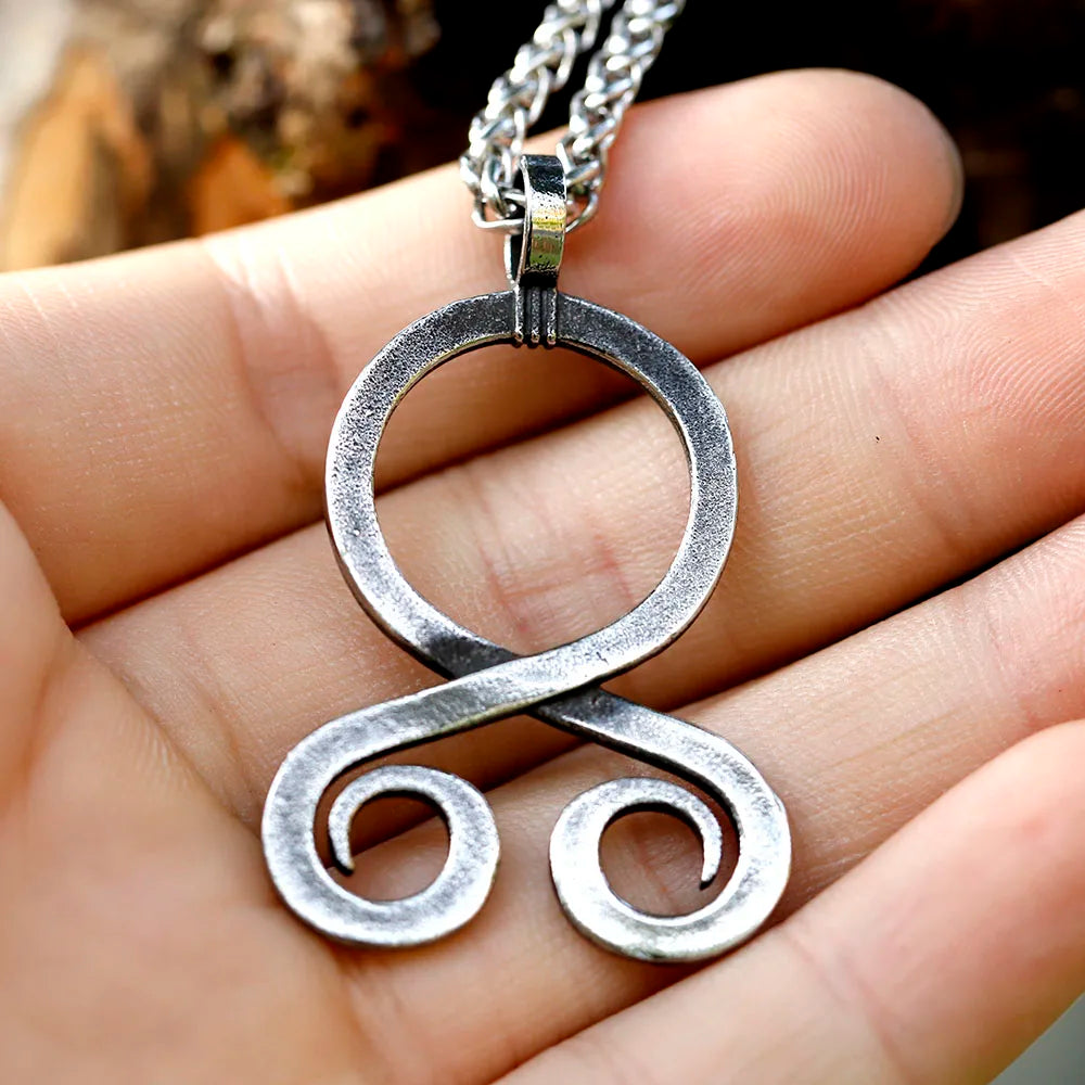2022 NEW Men's 316L stainless-steel Vintage Norse Viking Amulet Pendant Necklace fashion Jewelry Gift free shipping