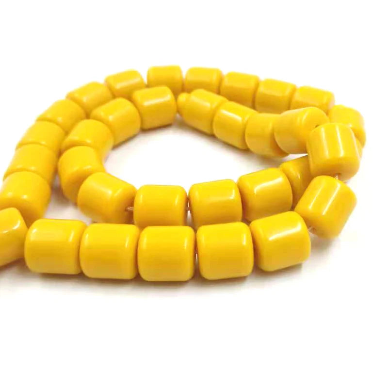 Tasbih Yellow Resin Muslim bracelet Eid Ramadan gift islamic Accessories Misbaha turkish fashion jewelry product rosary bead