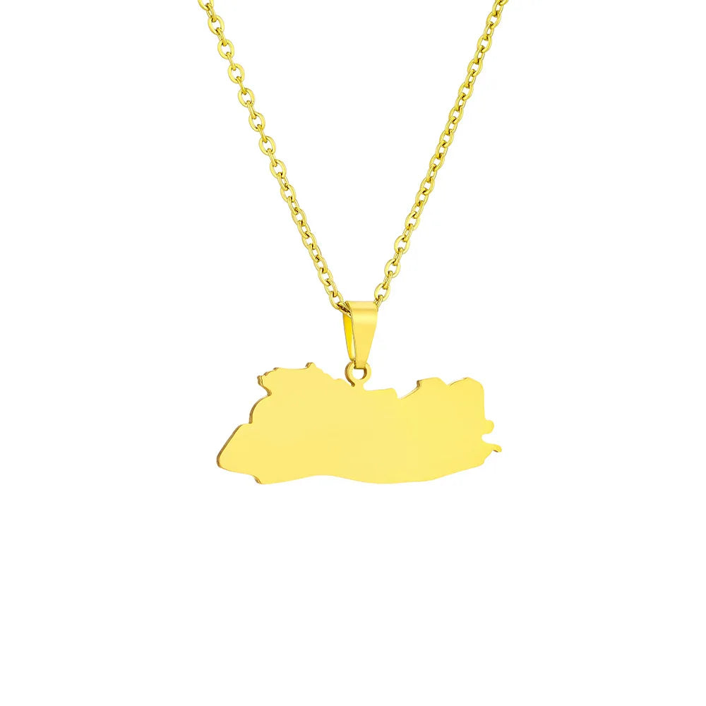 The new stainless steel glossy openwork Salvadoran pendant necklace is a bestseller for men and women on Amazon