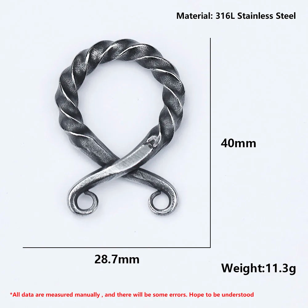2024 NEW Men's 316L stainless-steel Vintage Odin Norse Viking Amulet Pendant Necklace fashion Jewelry Gift free shipping