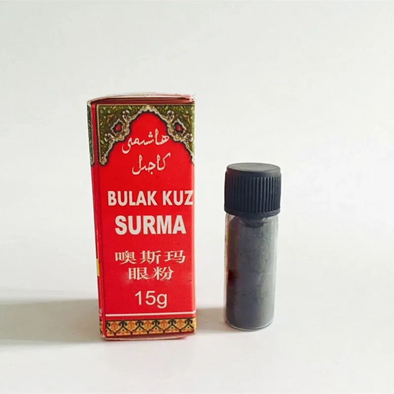 KARA KOK BULAK KUZ SURMA Kohl Black Eyeliner Powder Stick kajal Pure Natural Smoky Eye Makeup Tool Long Lasting 15g