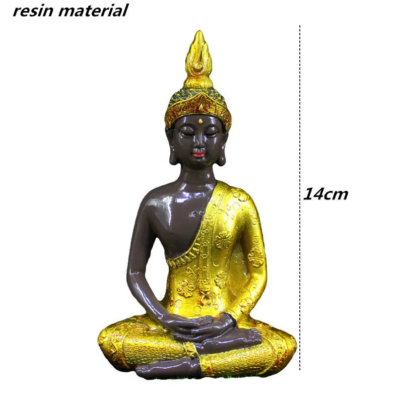 Thailand Buddha Statue Antique Elephant Treasure India Shiva Ornaments Zen Collection Gift Home Table Decoration