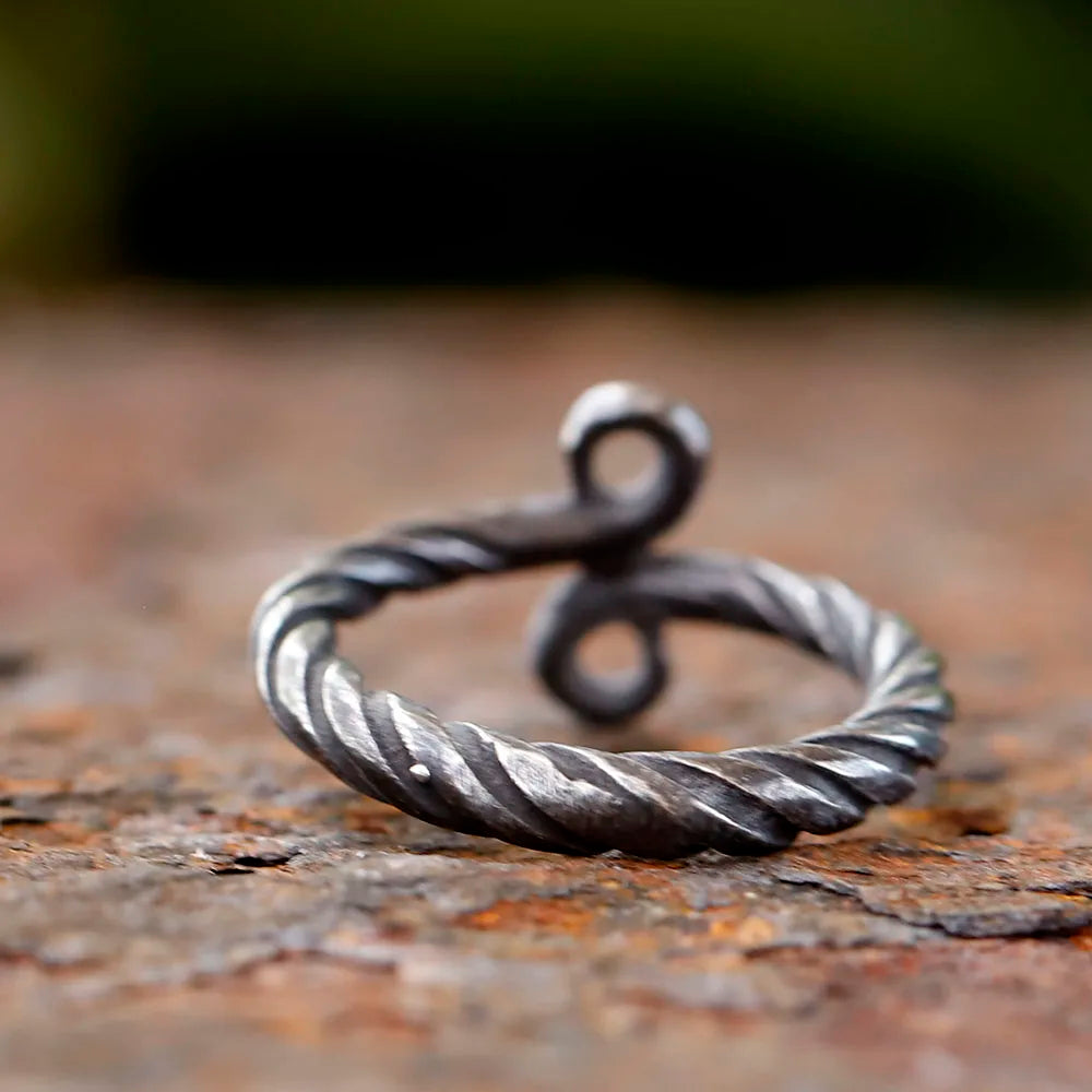 2024 NEW Men's 316L stainlesssteel Vintage Odin Norse Viking style troll cross Amulet ring for teen fashion Jewelry