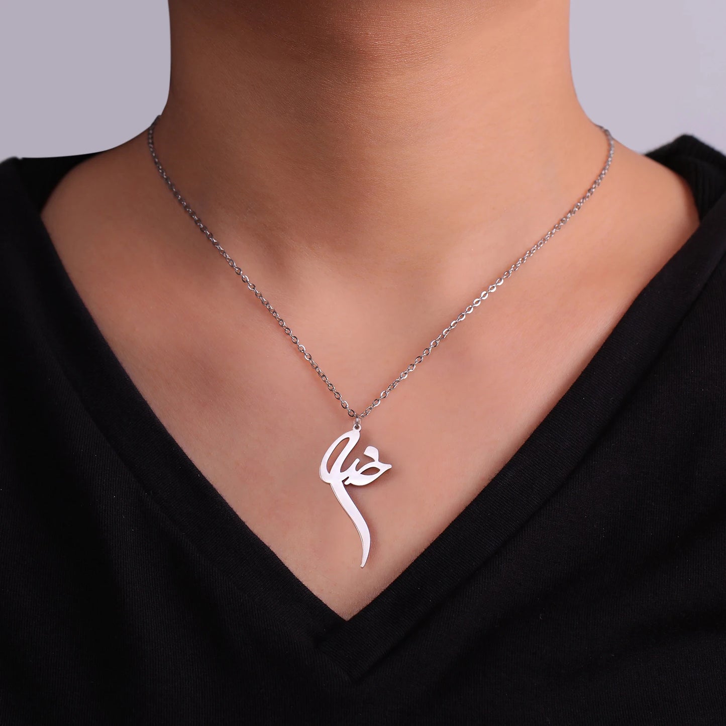 Unift Iranian Persian God Khoda Necklaces for Women Fashion Trendy Islam Allah Jewelry Stainless Steel Pendant Accessories 2025